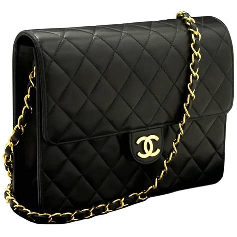 chanel clutch bag black